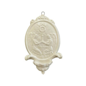 Acquasantiera con Medaglione SS con Angeli - medium