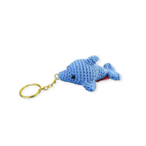 Portachiavi crochet "Delfino"