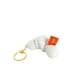 Portachiavi crochet "Mozzarella"