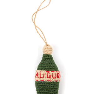 Decorazione crochet "Champagne"