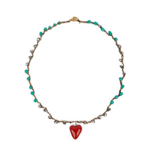 Collana Cuoricino Rosso