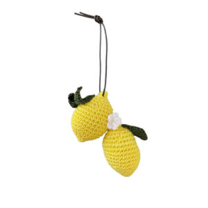 Decorazione crochet "Grappolo Limoni"