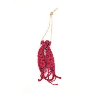 Decorazione crochet "Gambero viola di Gallipoli"