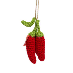 Decorazione crochet "Peperoncino"