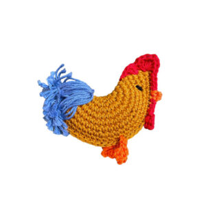 Spilla crochet "Gallo"